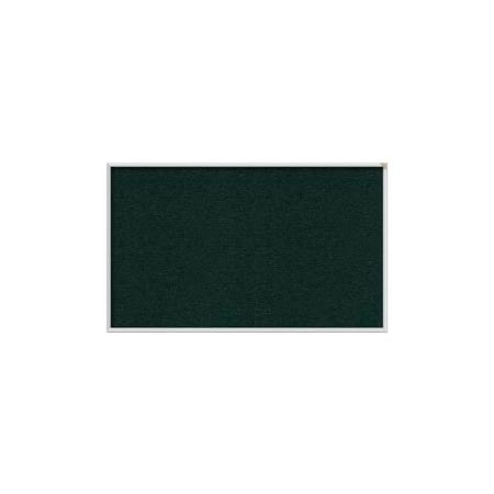 Ghent Ghent 48"W x 48"H Vinyl Bulletin Board - Aluminum Frame - Ebony AV44-183